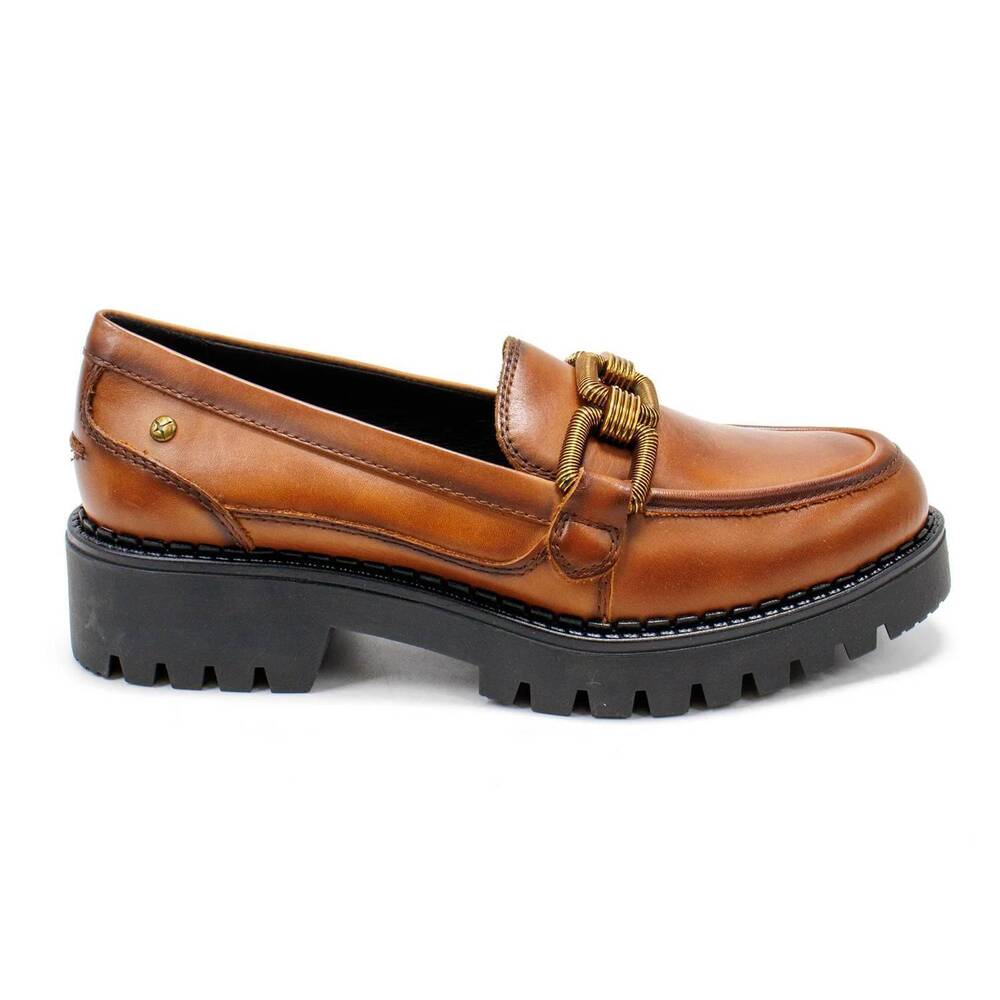 NEW PIKOLINOS women's aviles platform loafers in cuero